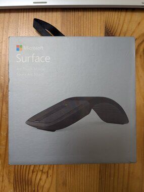 Microsoft Surface Arc Touch Mouse Black Model 1592 Black Open Box Flawed Works